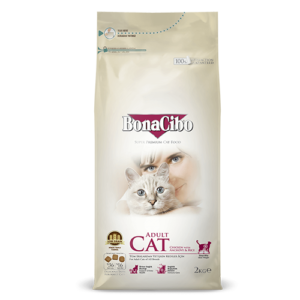 Bonacibo Adult Cat Chicken & Rice with Anchovy 2 KG